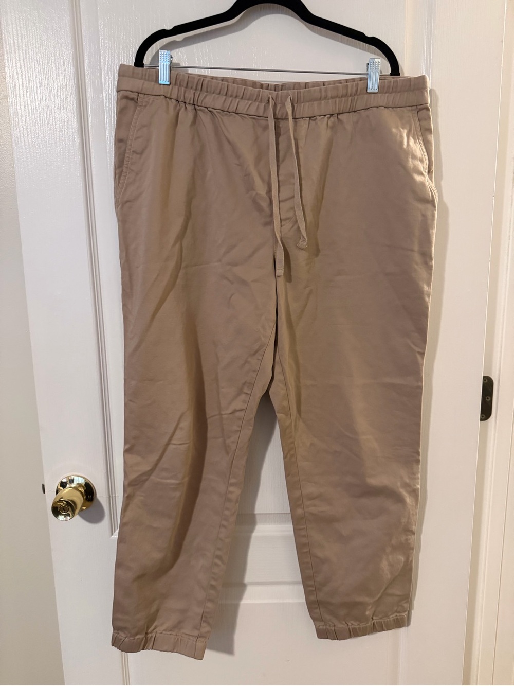 Banana Republic Men's Drawstring Jogger Pants - Beige